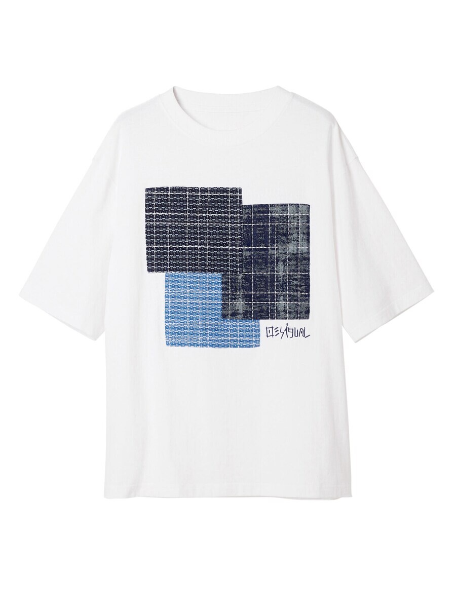 

Классическая футболка Desigual Shirt, белый