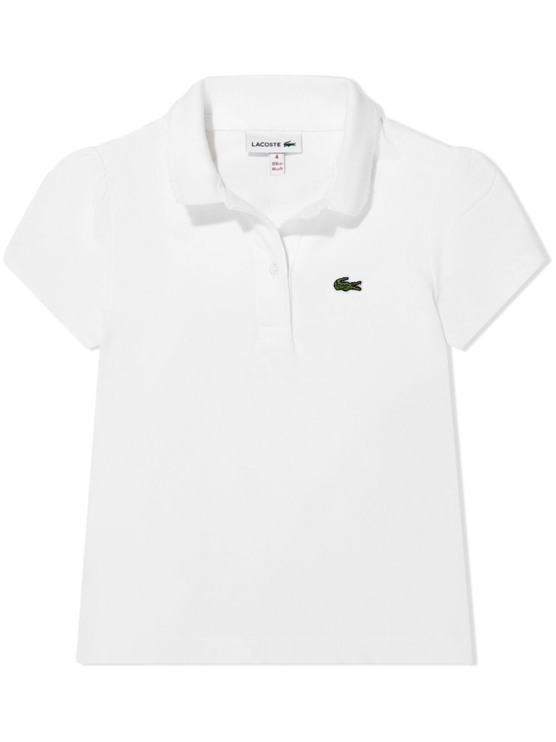 

Рубашка поло с нашивкой-логотипом Lacoste Kids, белый