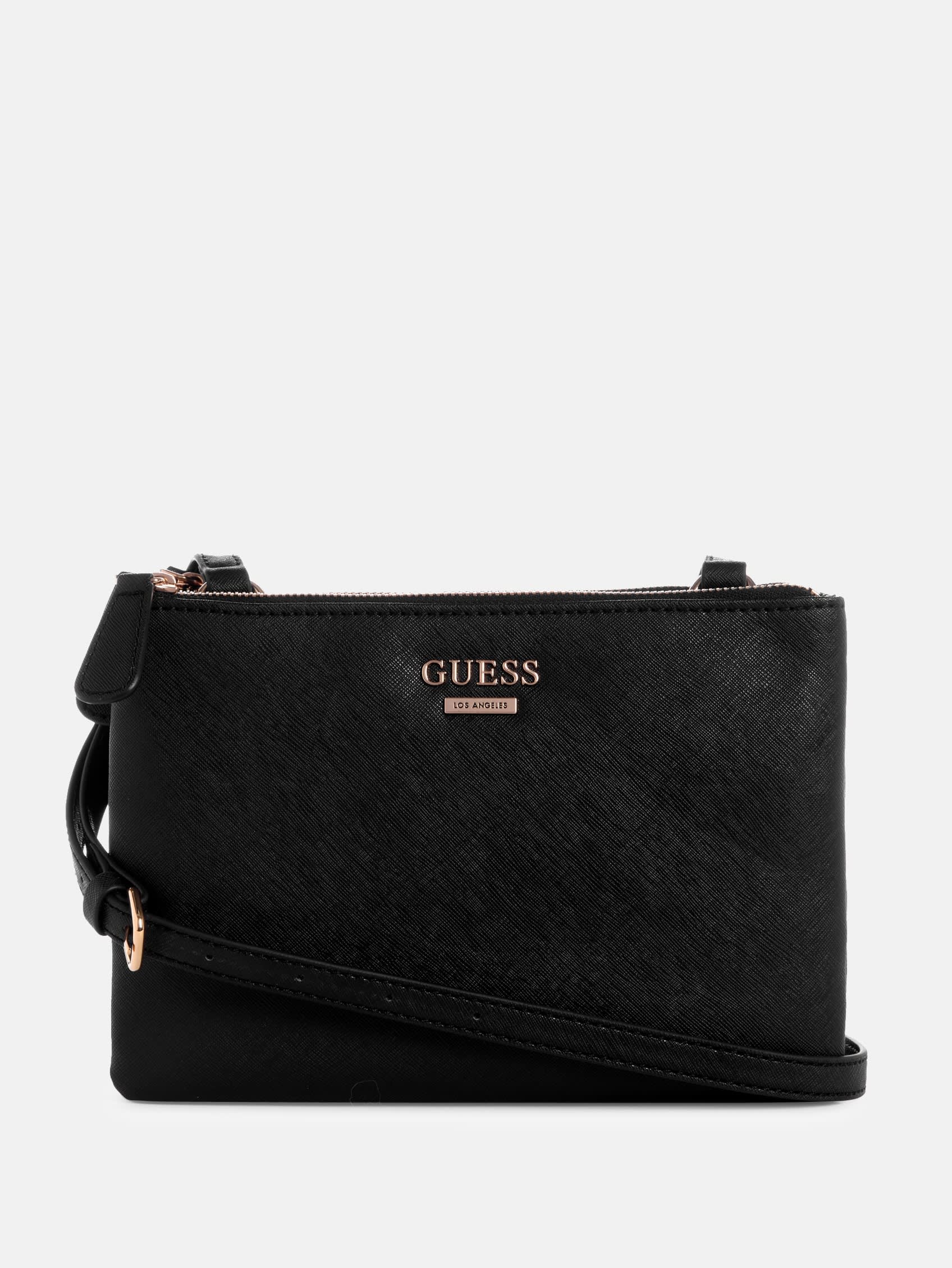 

Сумка-кроссбоди Akir с тремя отделениями Guess Factory, черный