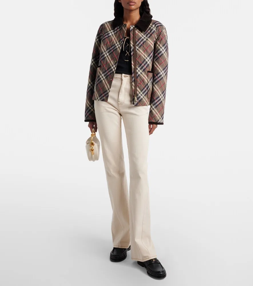 Джинсы Burberry, женские, керамический белый — фото 2