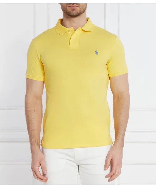 

Футболка поло Slim fit Polo Ralph Lauren, желтый