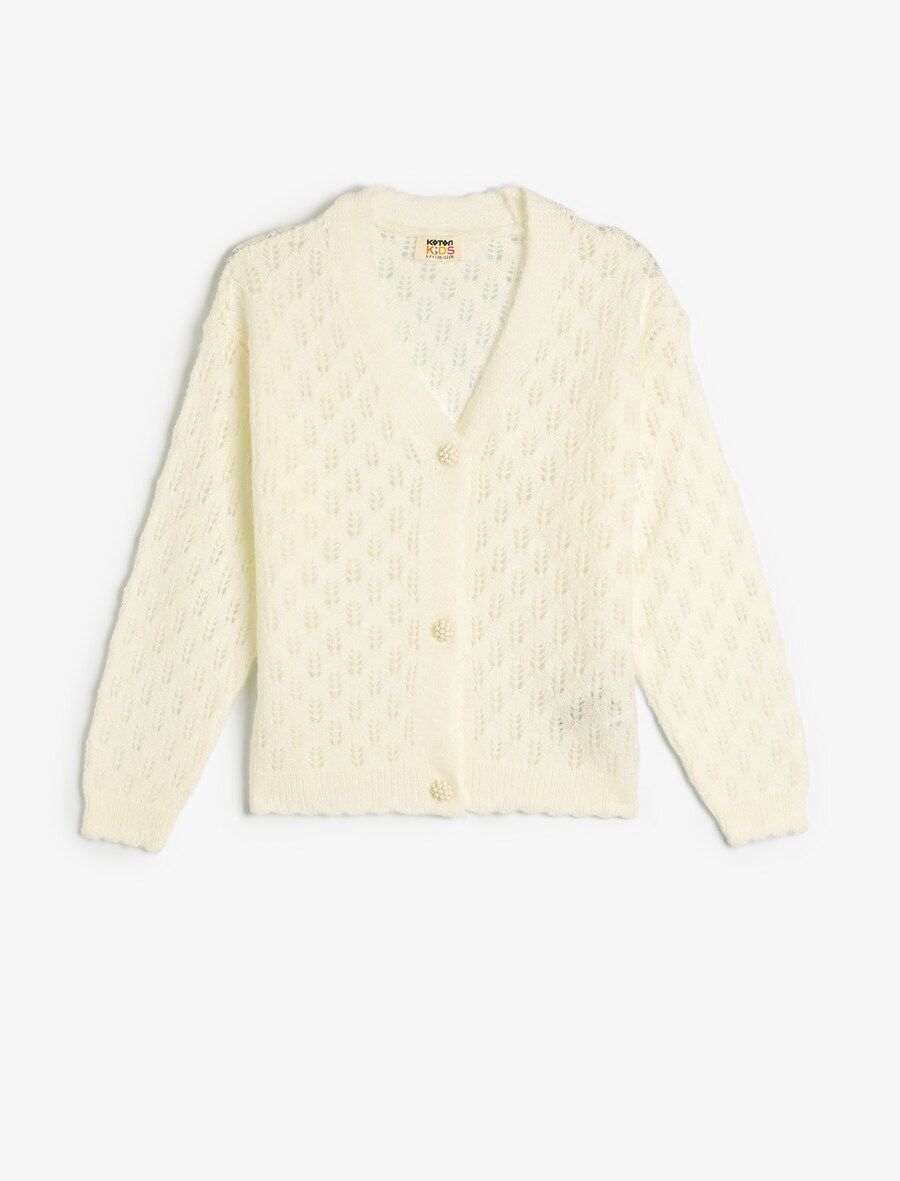 

Вязаный кардиган Koton, экрю