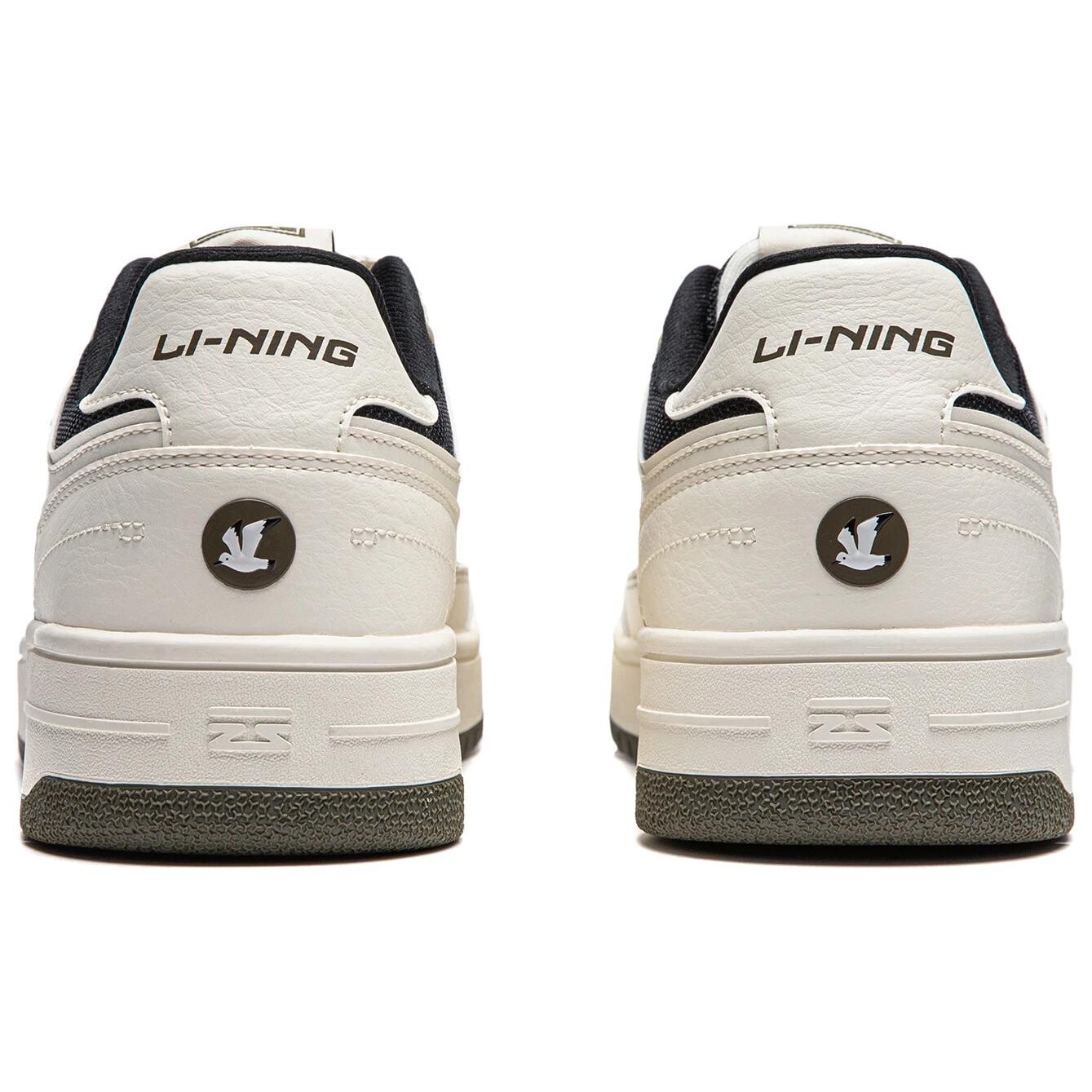 Кроссовки LINING Tianji Skateboarding Shoes Men Low-top, белый — фото 4