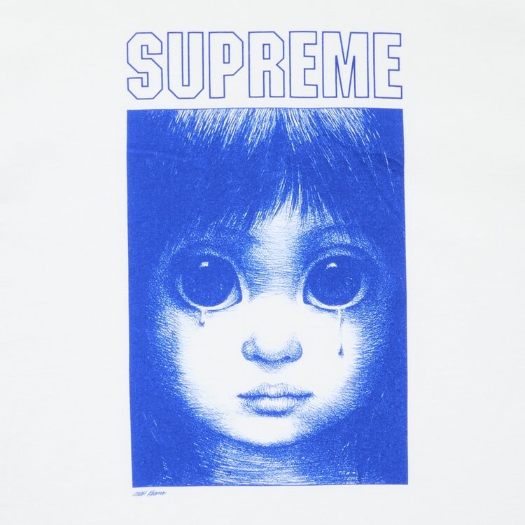 Футболка Supreme Margaret Keane Teardrop Tee, белый — фото 2