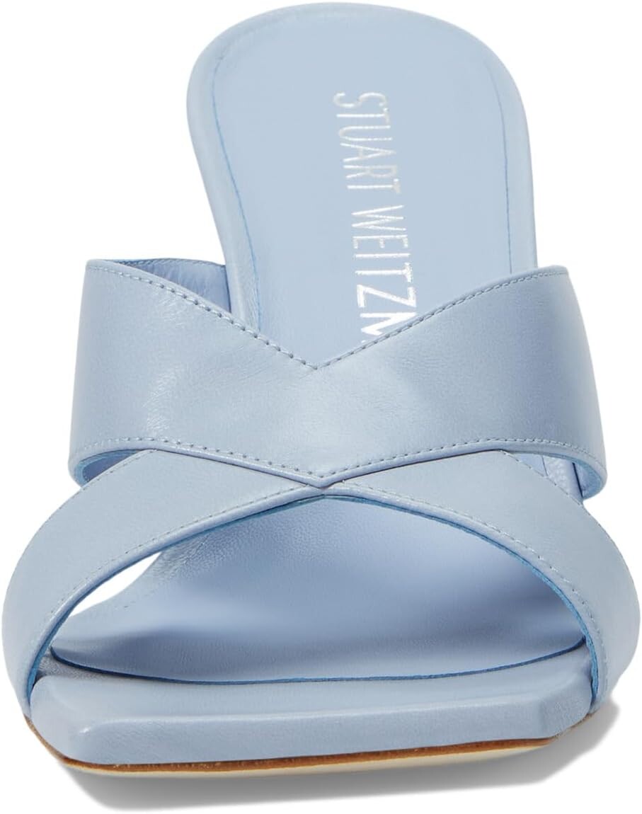 Сандалии Stuart Weitzman Carmen 75 Slide, цвет Cielo — фото 2
