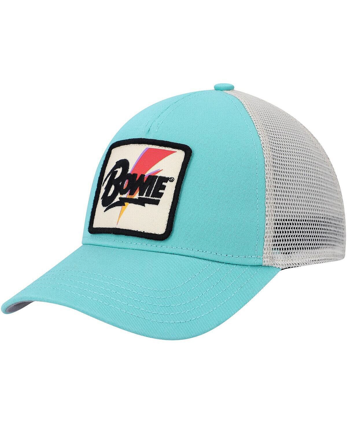 

Мужская бирюзово-кремовая кепка David Bowie Valin Trucker Snapback American Needle
