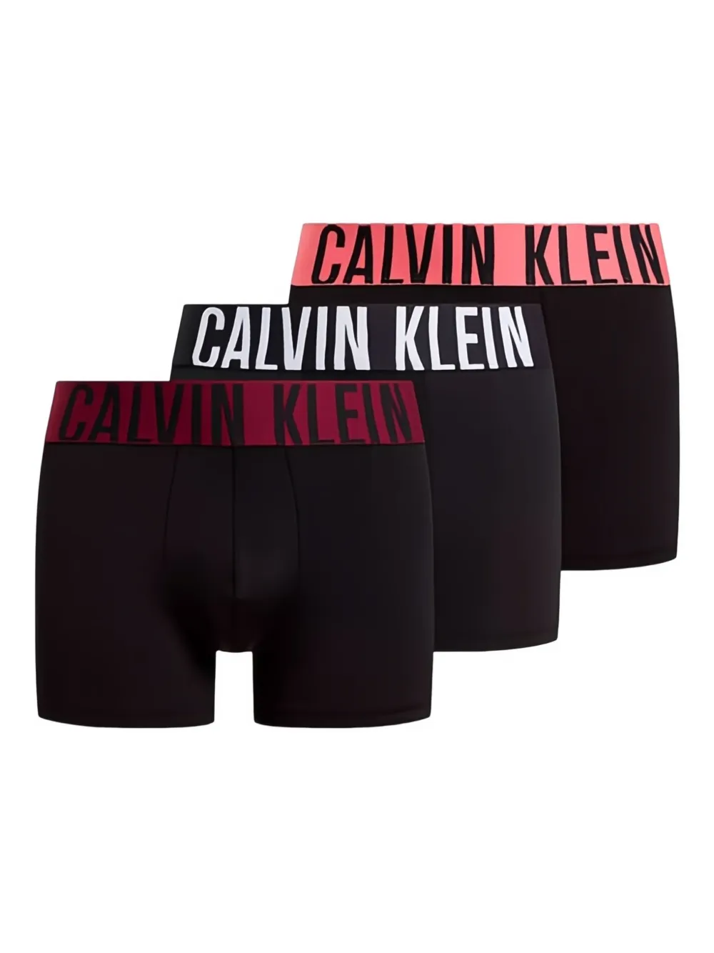 

Комплект из трех боксеров с логотипом Calvin Klein, черный