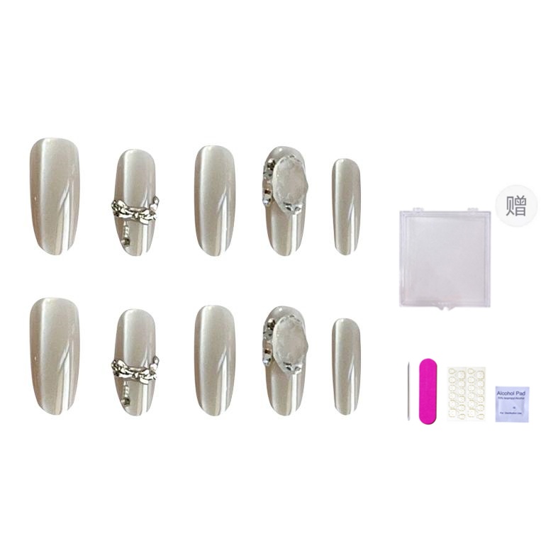 

Искусственные ногти для женщин ORANOT, Mid-Length Xs, Suitable For Small Hands[Includes Storage Box]14-10-11-10-7