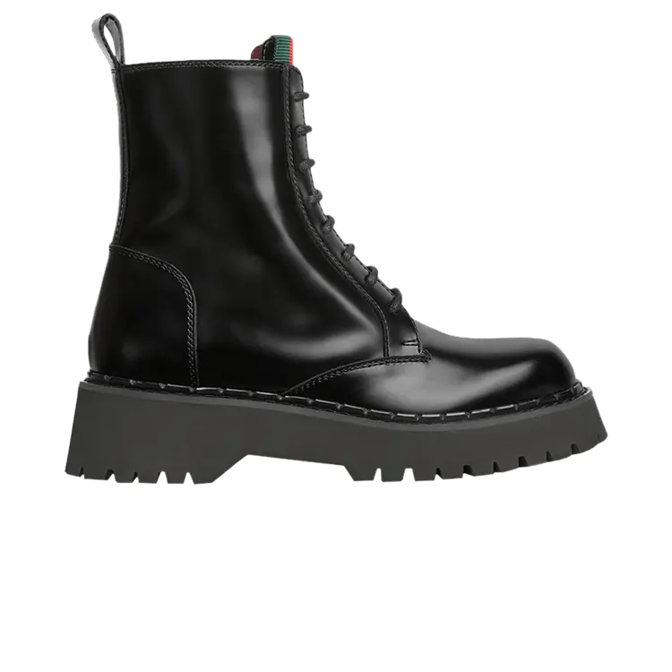 Ботинки Gucci Wmns Web Ankle Boot Black, черный