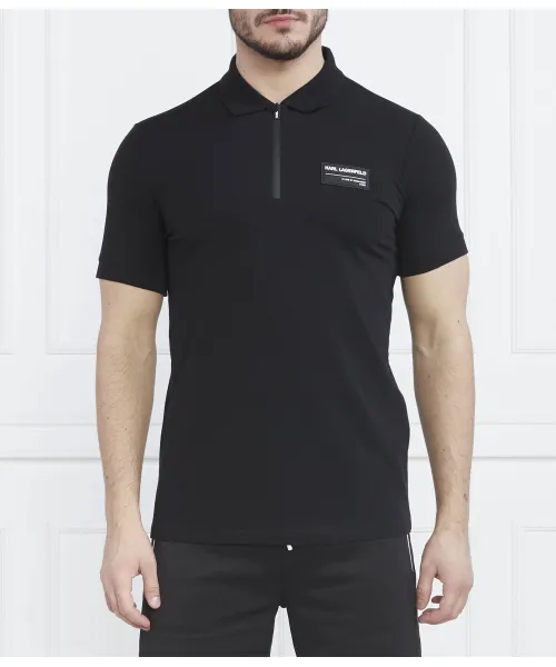 

Футболка поло Regular fit Karl Lagerfeld, черный