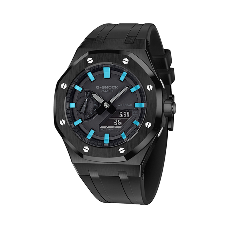 

CASIO Retrofit Series электронные часы на ремешке из смолы унисекс черный циферблат