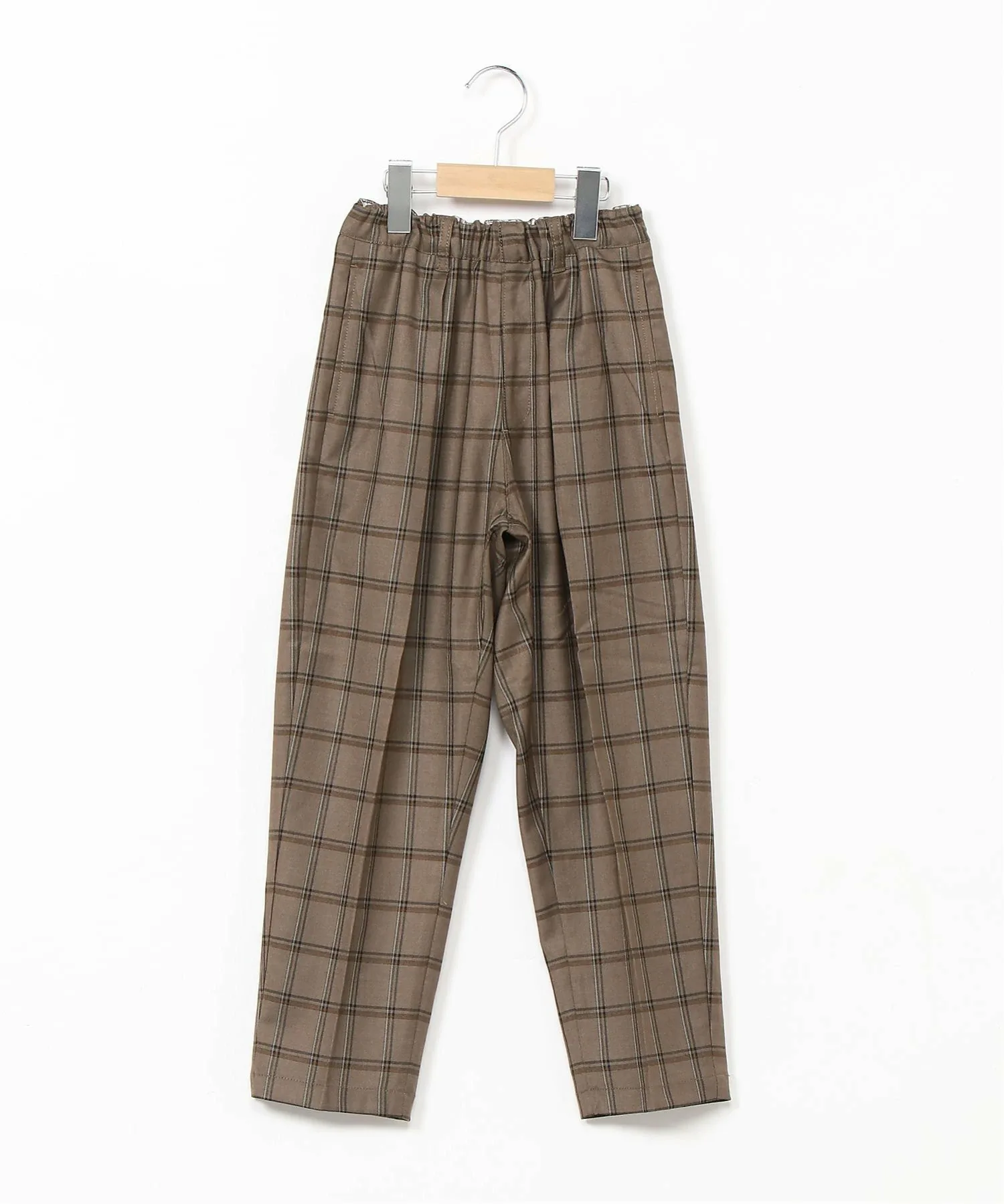 Зауженные брюки-клеш для церемонии Ocean&Ground, Checkered pattern