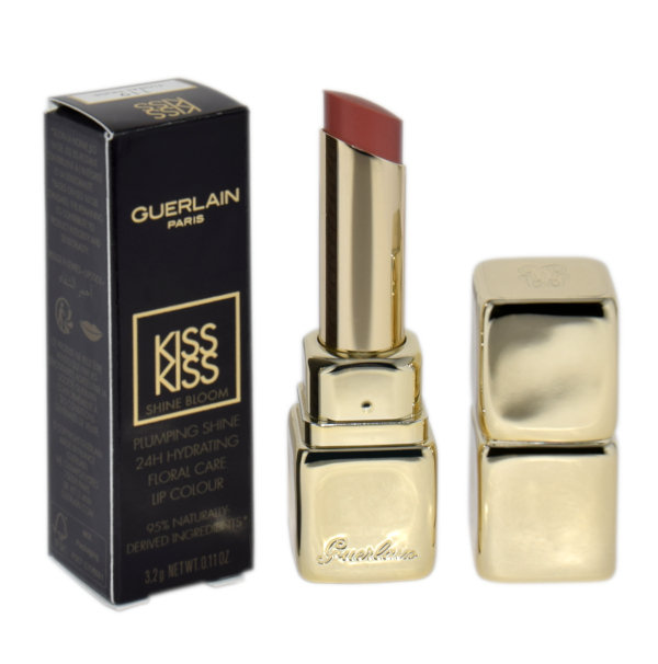 

Guerlain Kisskiss Shine Bloom Lipstick, Lipstick, 119 Floral Nude 3.2g