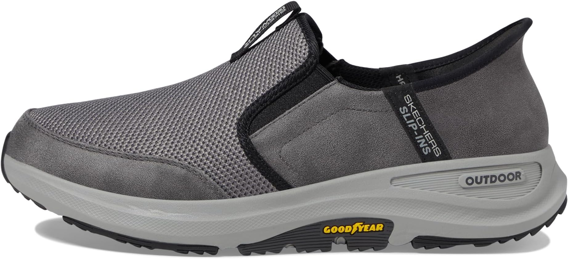 Кроссовки SKECHERS Performance Go Walk Outdoor Hands Free Slip-Ins, Charcoal — фото 4