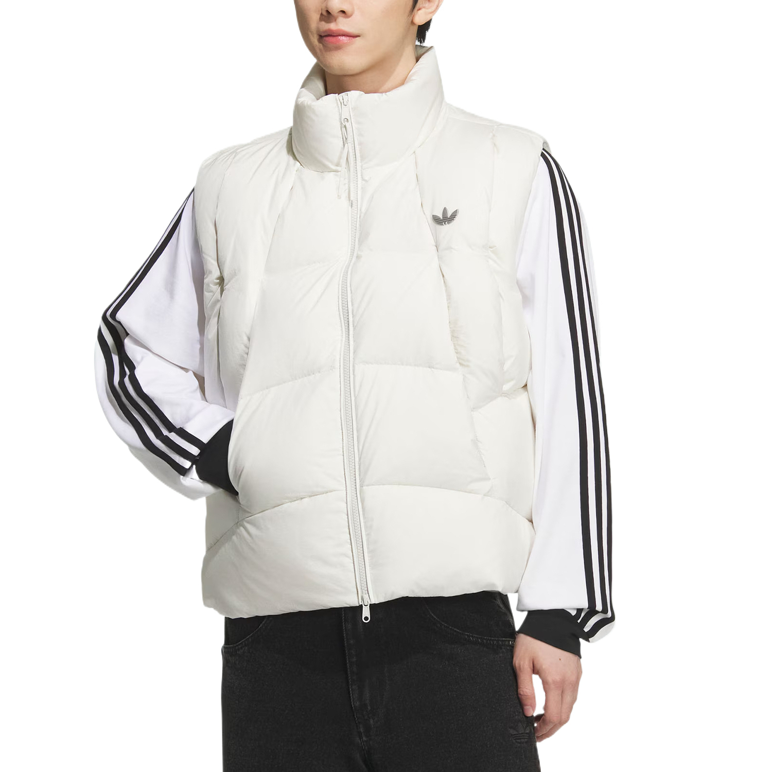 Пуховая жилетка унисекс Adidas Originals, белый — фото 3
