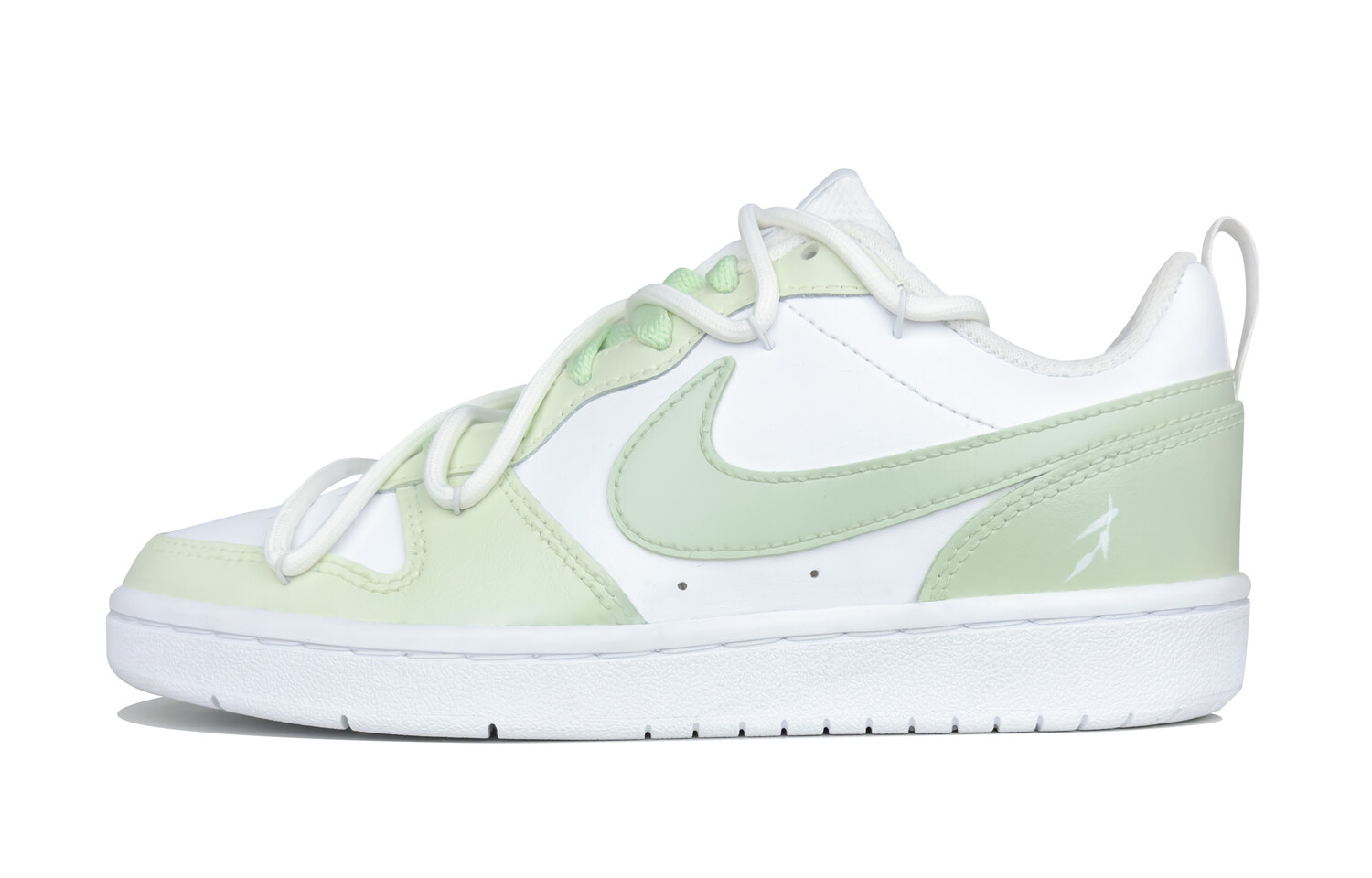

Кроссовки Nike Court Borough Skateboarding Shoes Women's Low-top Greenish-white, зеленый