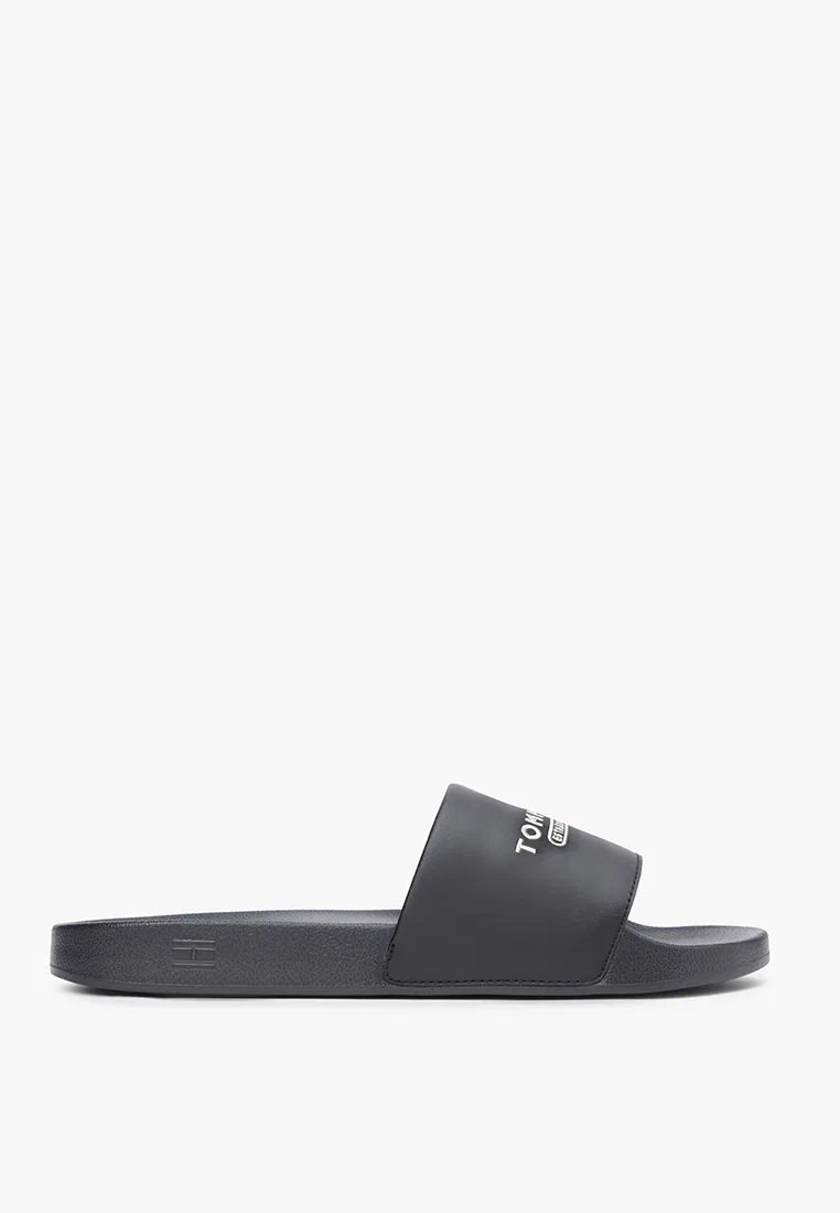 Сандалии Tommy Hilfiger, модель Raised Pool Slides, Tommy Hilfiger, черный — фото 4