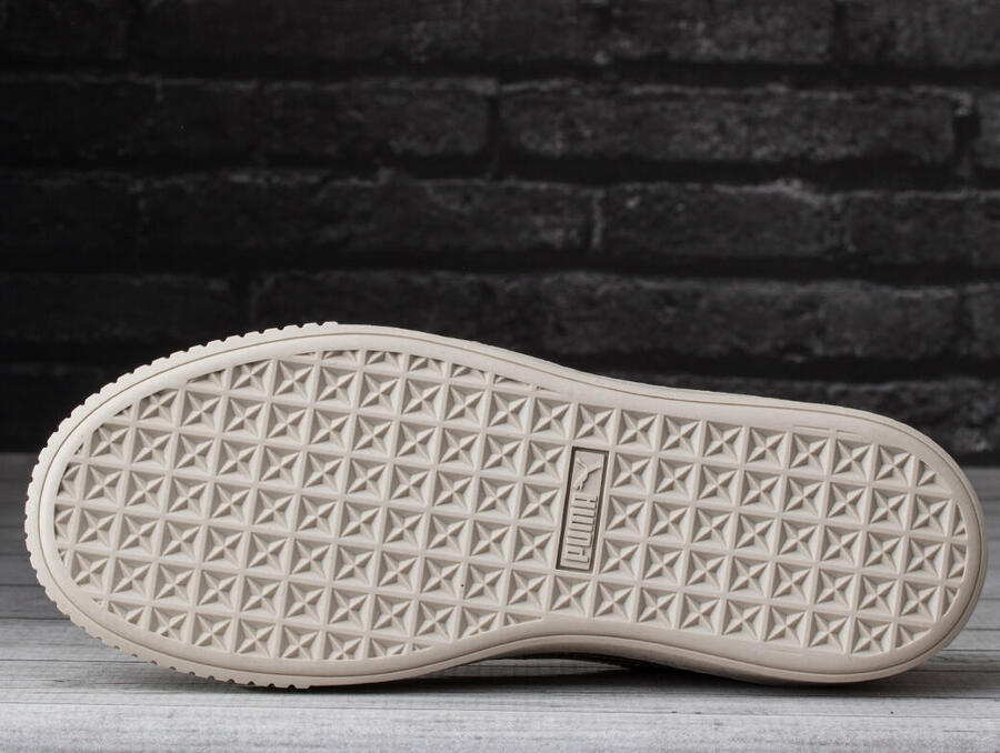Детские универсальные ботинки Puma Basket Platform Metal — фото 4