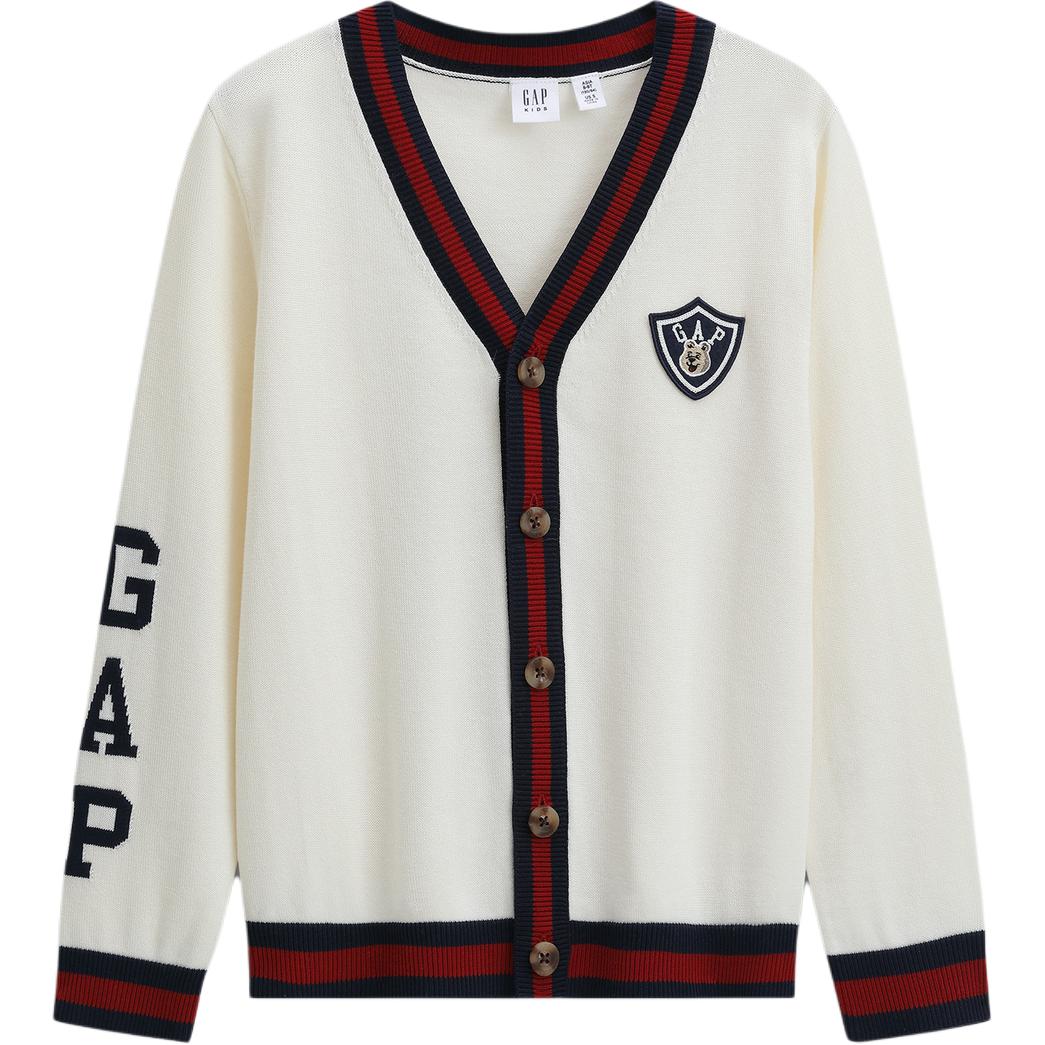 

Кардиган из трикотажа kids' GAP, слоновая кость