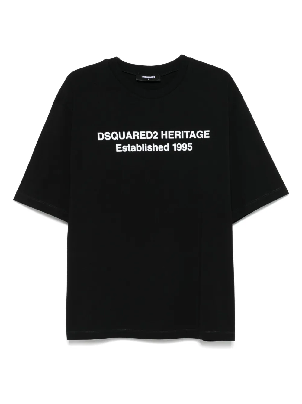 

Хлопковая футболка DSQUARED2, черный