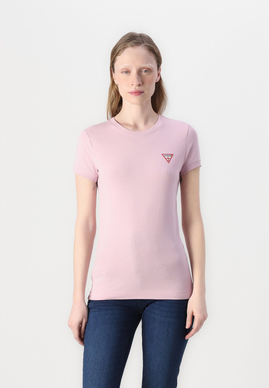 

Базовая футболка MINI TRIANGLE Guess, сиреневый