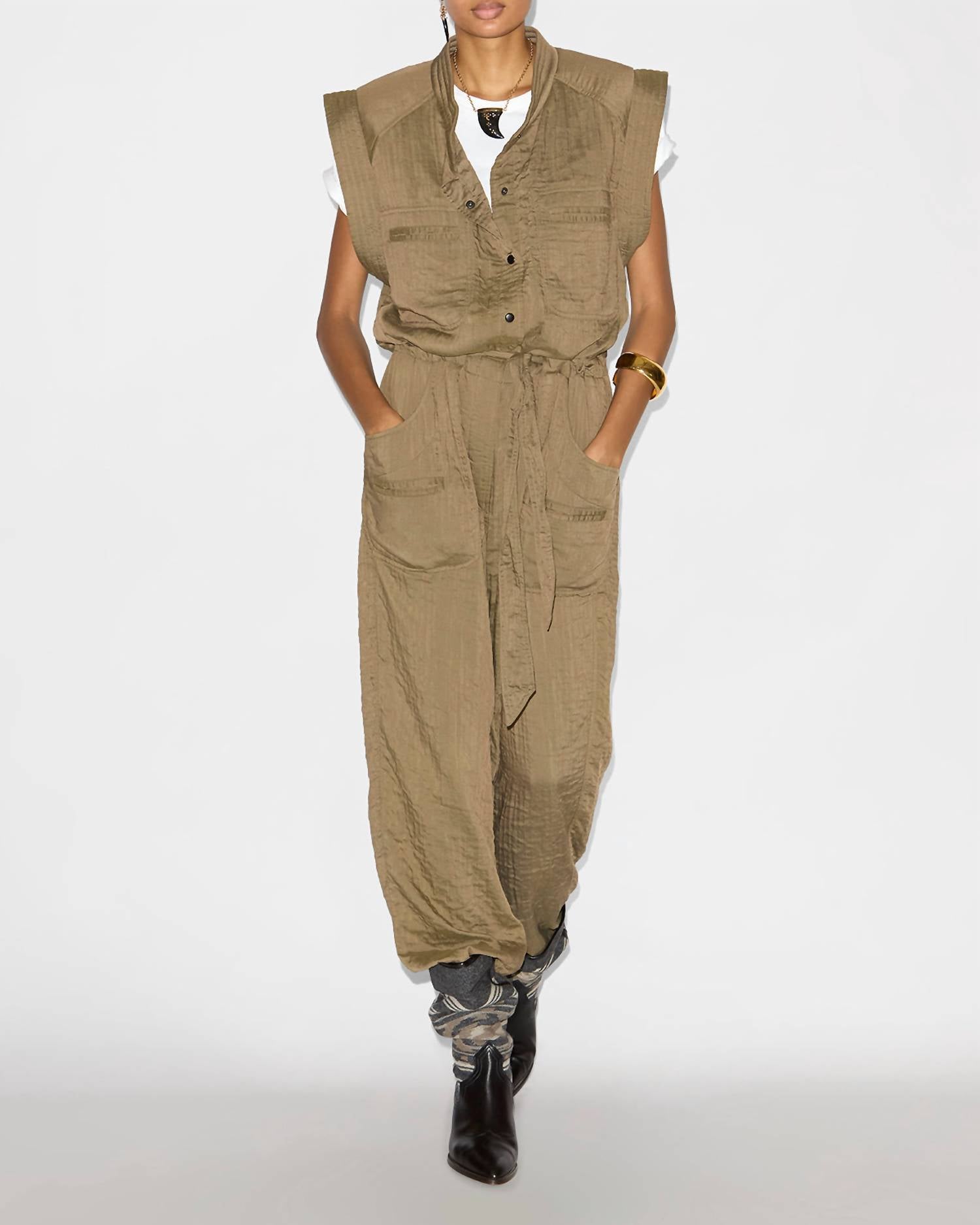 

Сьюзи Комбинезон в хаки 67Ki Isabel Marant