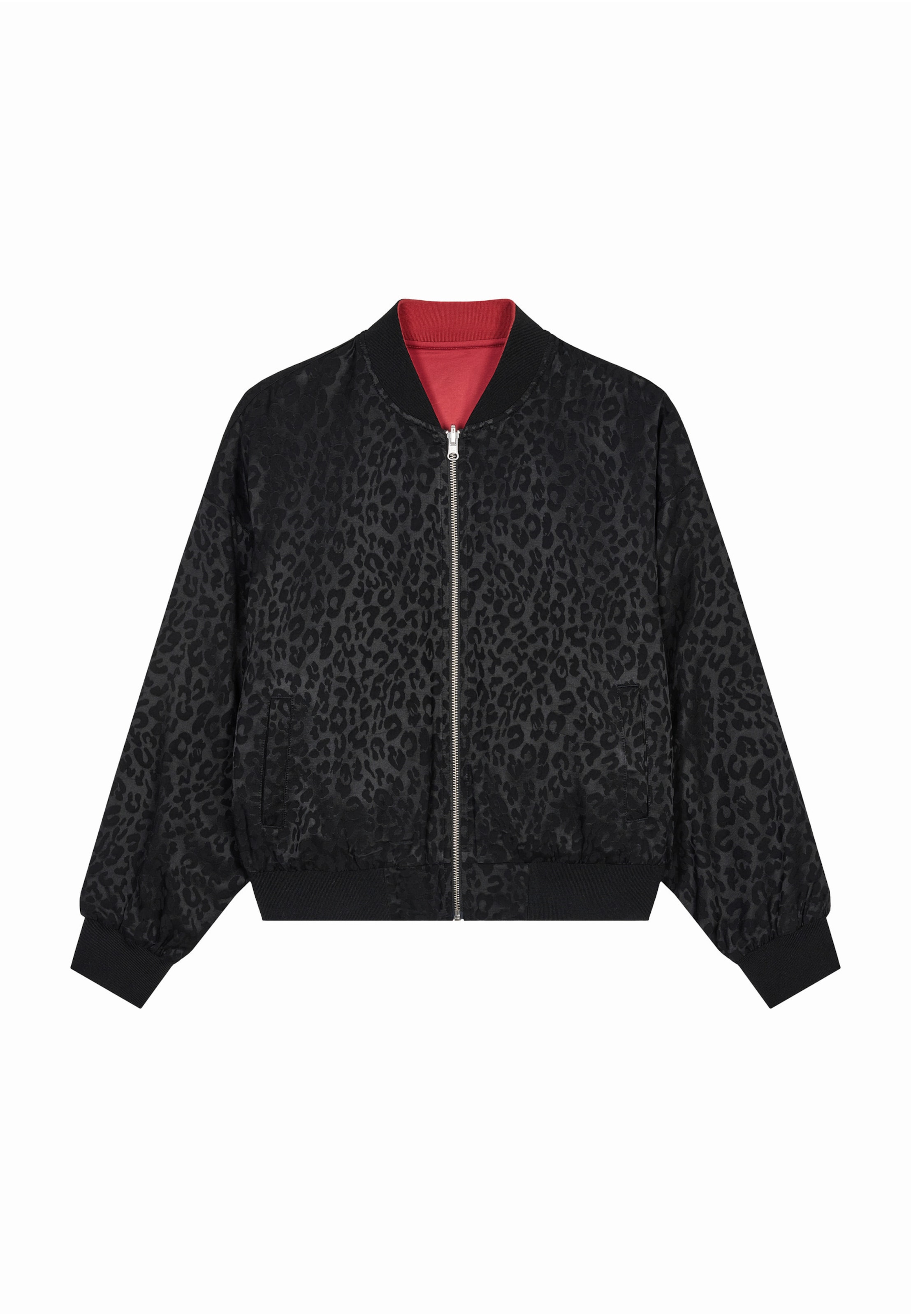 

OH APRIL Куртка для межсезонья в красном и черном цвете