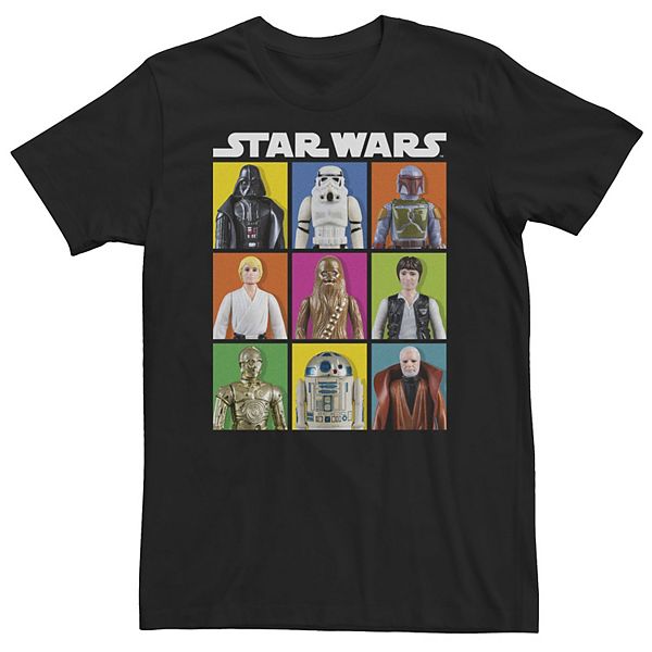 

Футболка Big & Tall с принтом группового фото Star Wars