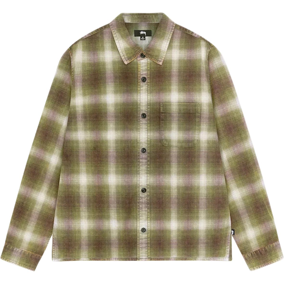 Рубашка фланелевая в клетку rocco Stussy, зеленый