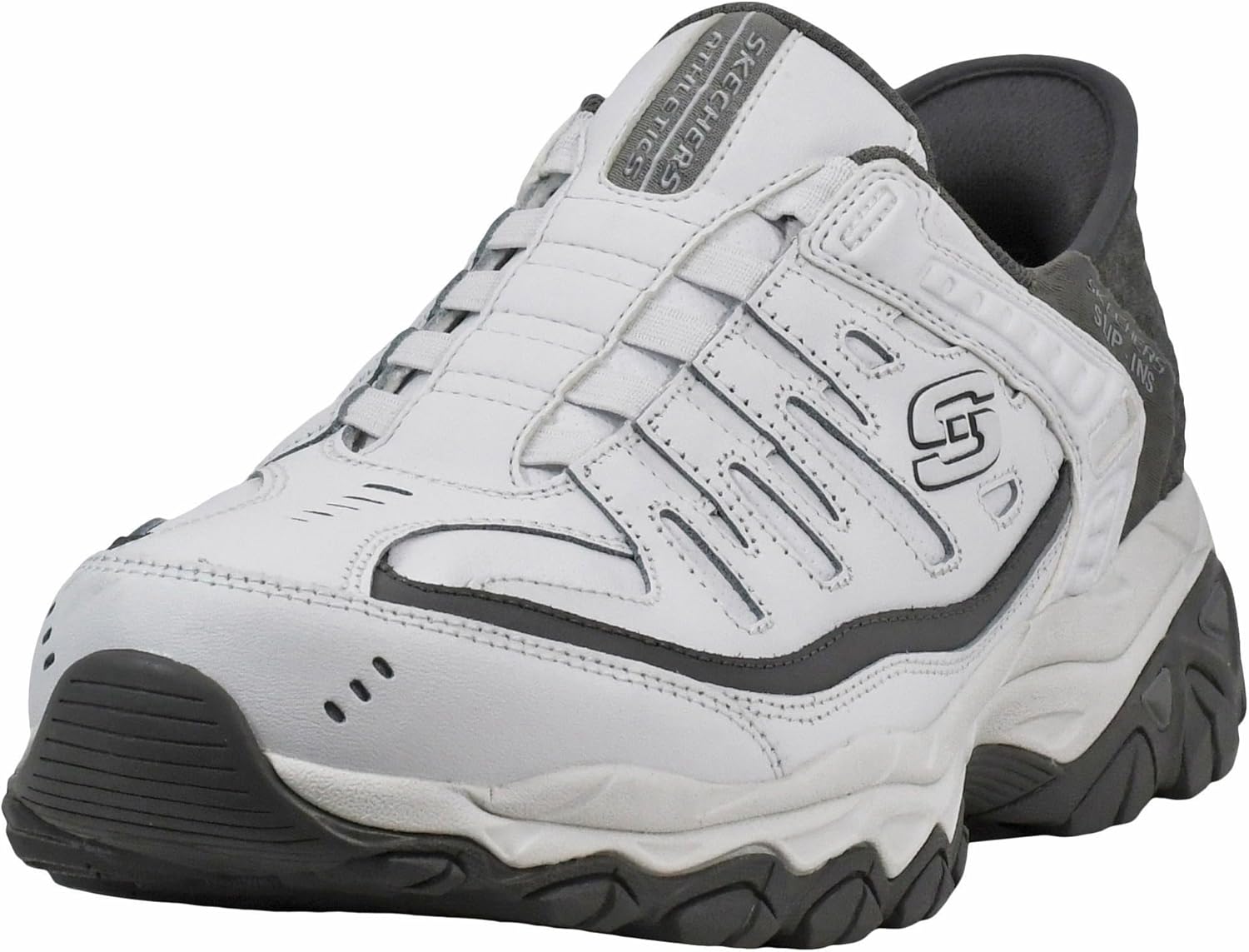 

Мужские кроссовки Skechers Afterburn M. Fit Grill Captain, белый/угольный