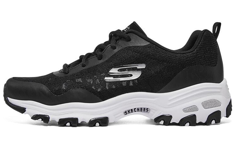 

Кроссовки Skechers D'Lites 1.0 Chunky Sneakers Women's Low-Top Black White
