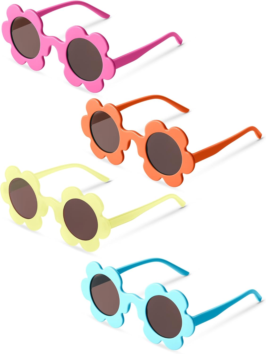 

Солнцезащитные очки Kanayu, 4 пары, цена 5,71 доллара, летние, для взрослых, круглые, с защитой от УФ-излучения, разноцветные, для женщин и мужчин, для пляжной вечеринки, Rainbow Color