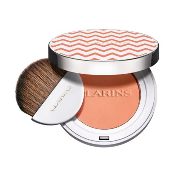 

Пудровые румяна Joli Blush Edición Limitada Clarins, цвет cheeky peachy