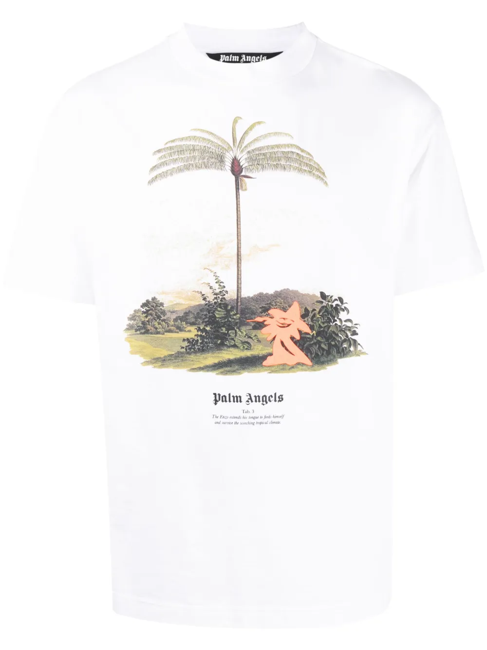 

Футболка Enzo From The Tropics PALM ANGELS, белый