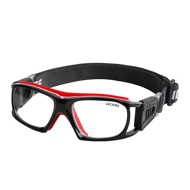 

Ball Playing Exclusive PC Explosion Proof Anti Collision Anti Drop Fixed Glass Unisex LECAGE, ярко-черный/красный