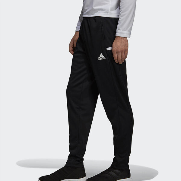 Спортивные штаны adidas T19 Outdoor Running Casual Sports Knit Long Pants Black, черный — фото 4