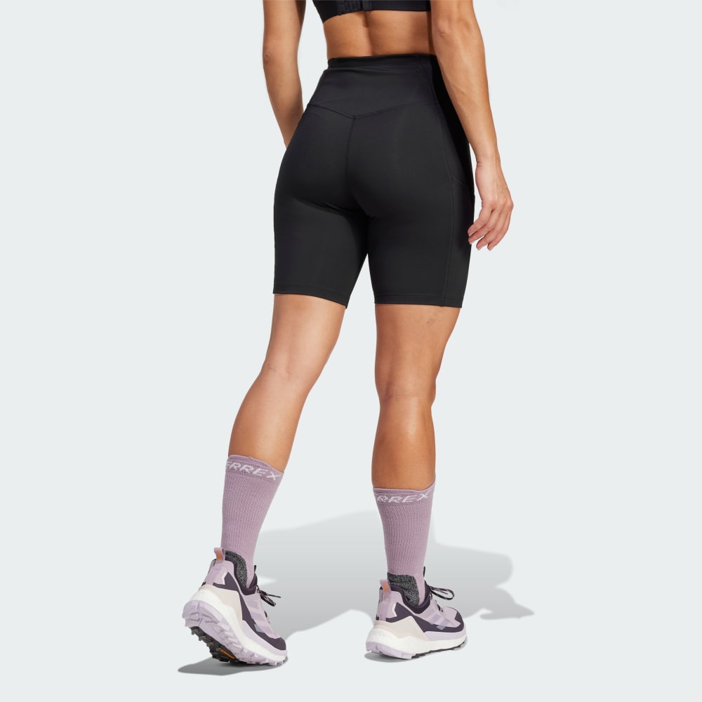 Спортивные шорты-леггинсы Adidas Terrex Multi 8-Inch Tight Shorts, черный — фото 2