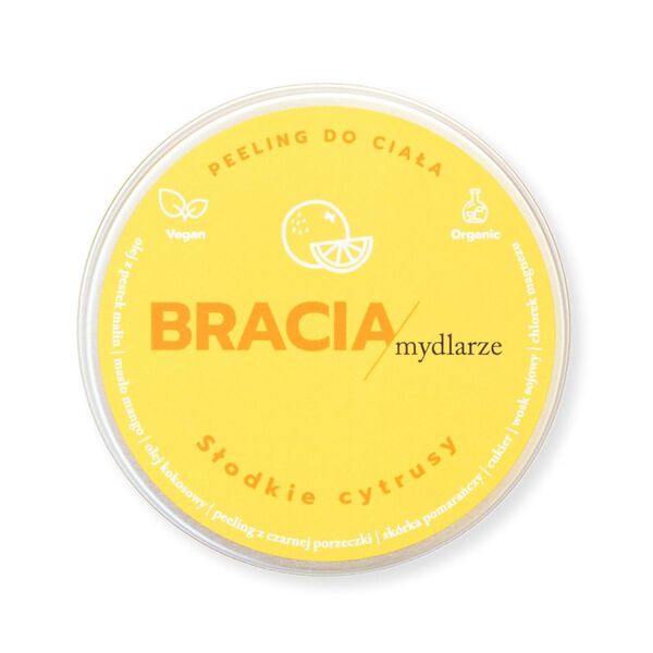

Сладкий цитрусовый скраб для тела, 200 г Bracia Mydlarze