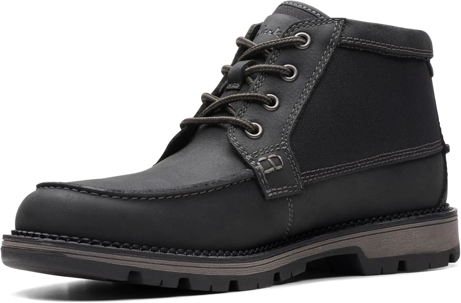 Мужские мокасины Clarks Maplewalk, черный — фото 4