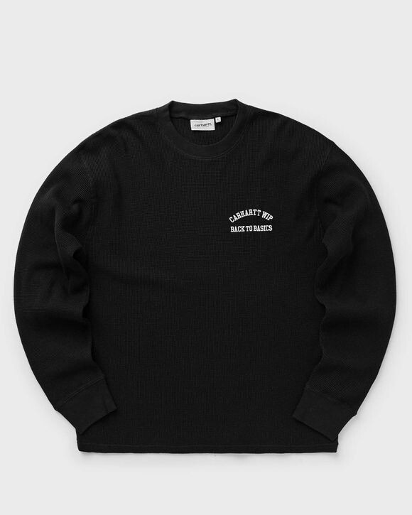 

Футболка Carhartt Wip L/S Basics Script Tee, цвет black / white