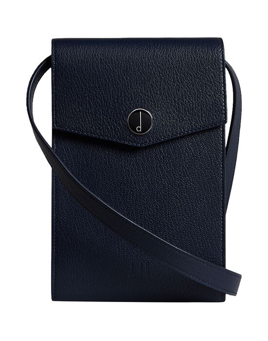 

Сумка через плечо DUNHILL, темно-синий