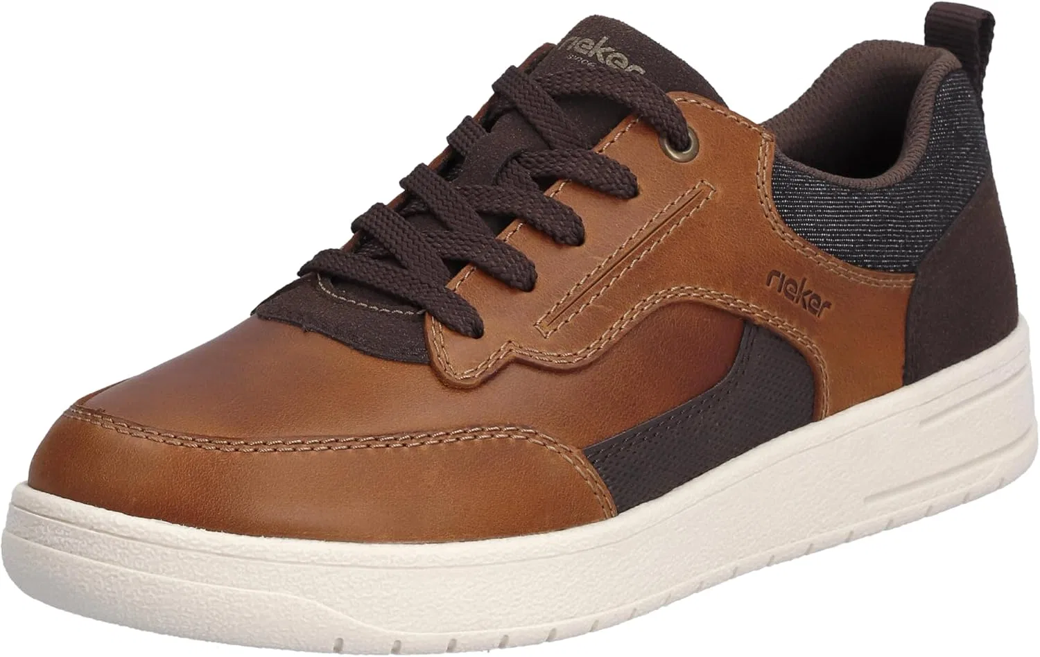 Мужские кроссовки Rieker B7804 на шнуровке, Brown