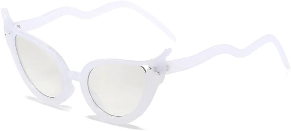 

Винтажные черные солнцезащитные очки 2027 года для женщин и мужчин, модные панк-очки в женском стиле, трендовые очки с защитой от УФ-излучения UV400 MTZJH, One Color