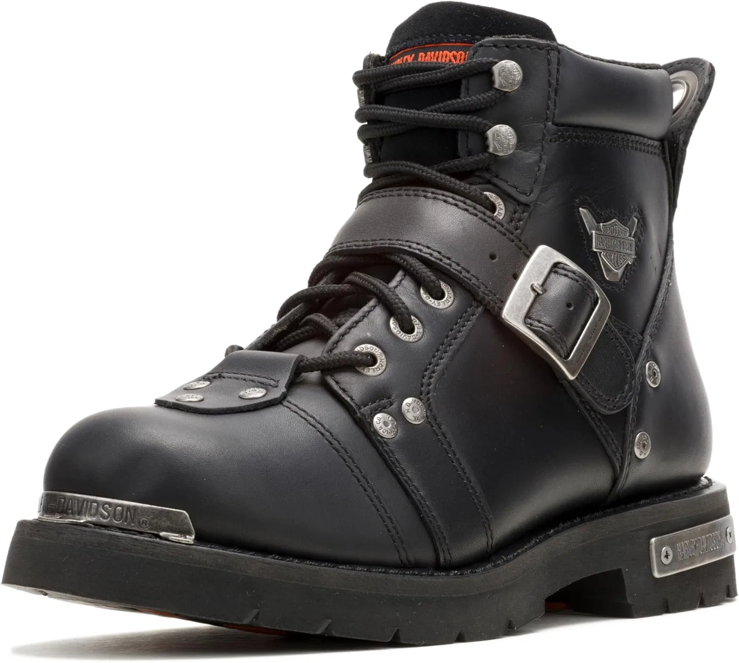Мужские ботинки Harley-Davidson с пряжкой тормоза, Black