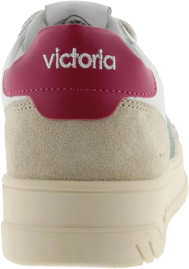 Кроссовки Victoria Low-Top Unisex Seul Leather Effect & Colored & Split Leather Parts in Contrast 1257101 для взрослых — фото 3