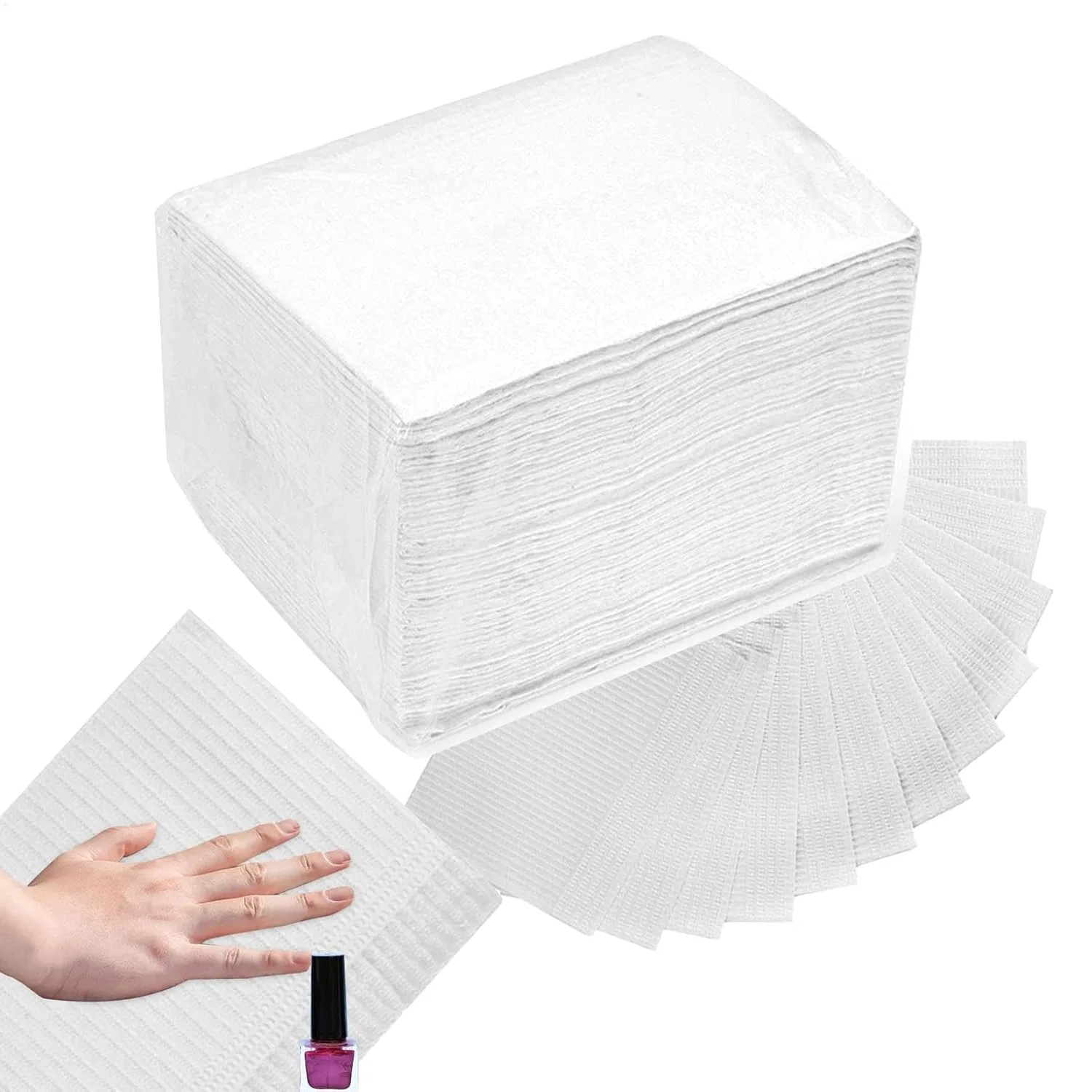 Одноразовые коврики для маникюрного стола, 50 шт. Generic, White