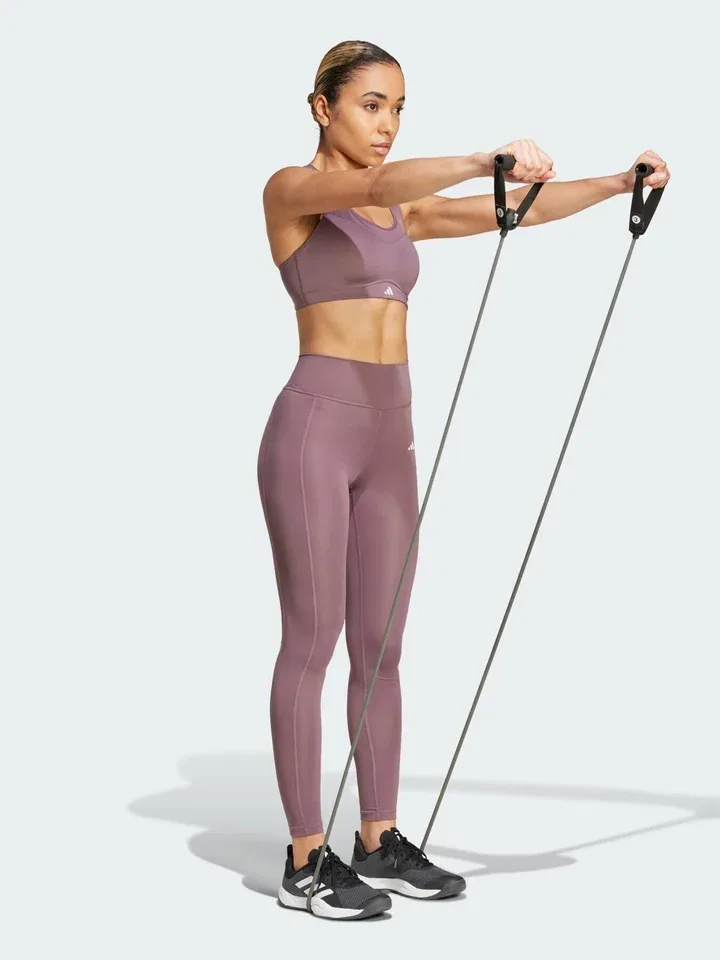 Спортивный бюстгальтер Aeroready, Adidas, розовый — фото 2