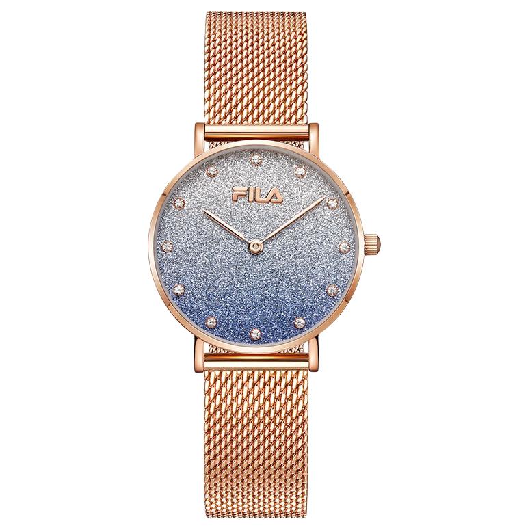 

FILA Часы Baby's Breath Wrist Watch Quartz Movement Stainless Steel Strap Gold Dial Women's Watch