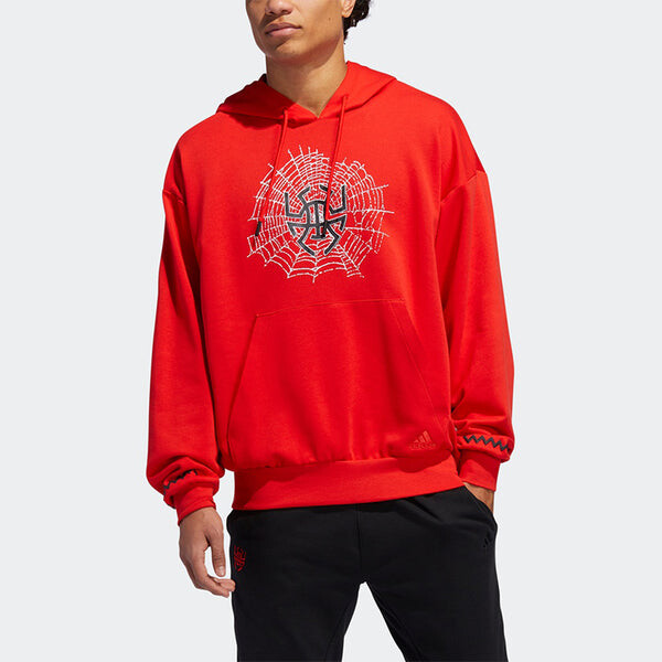 Толстовка Men's adidas Sports Bright Pink Red, красный — фото 4