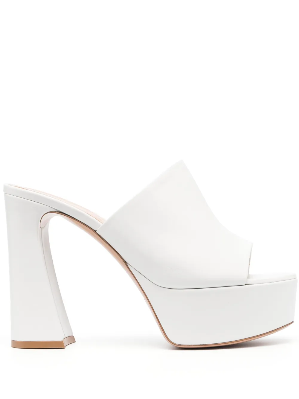 Мюли на платформе Gianvito Rossi, белый